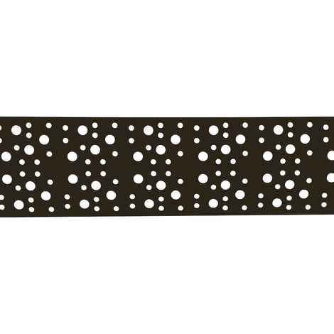 PVC Sichtschutzstreifen 5 Stk. 2,015x190mm,Kreise,anthrazit