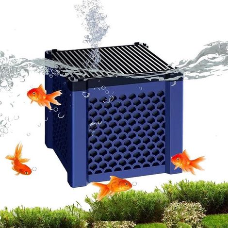 Pompa per acquario, filtro per acquario, pompa per acquario con filtro, filtro per lavello Pure Cube, cubo purificatore d'acqua per lavello Eco, filtrazione superiore e ge (1/5)