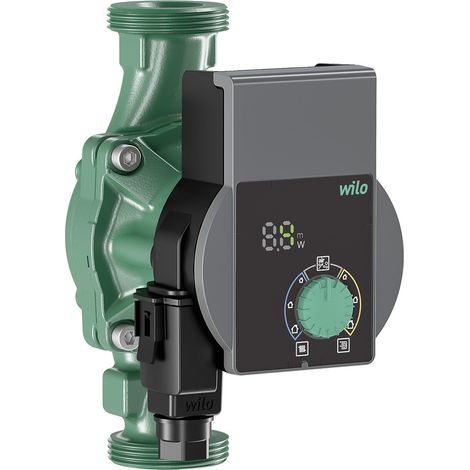Wilo – Pompe de circulation universelle pour chauffage central – Circulateur à haut rendement – Moteur synchrone ECM – Débit max 3,524 m3/h – Pression max 10 bar (1/4)