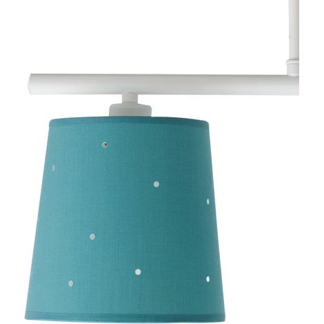 Lampara consciencia 2xe14 turquesa regx39x16 cm (1/3)