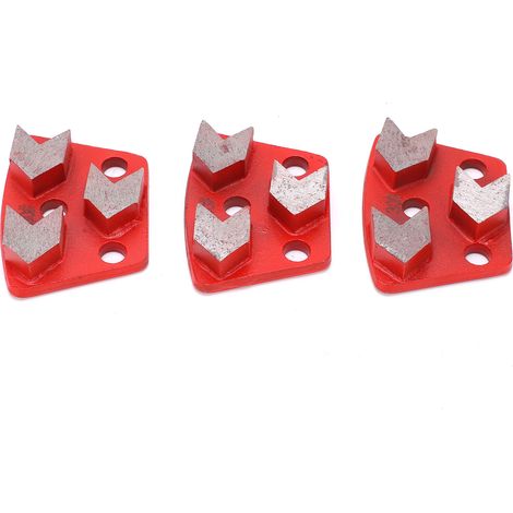 Bamjour Betonbodenschleifer, 3-teilig mit Diamant-Betonschleifer, Diamant-Schleifpads für