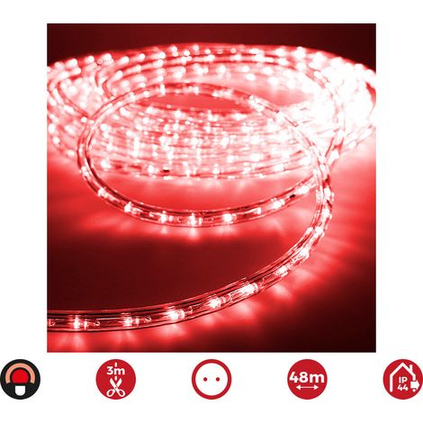 LED-Schlauch EDM 72706 flexiLED Rot 1,75 W x 1 m 48 m 2 Wege - Marke: EDM Produkt - EAN: 8425998727067