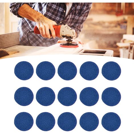 Vente par lots de 200 unités : papier de verre à disque double usage (sec et humide) de 25 mm (1 pouce), grain 7000. (1/5)