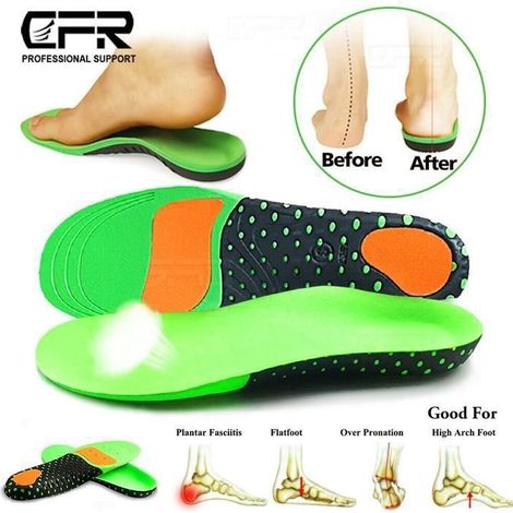 Semelles orthopédiques pour chaussures de travail, semelles pour épine calcanéenne, soutien du pied, douleur