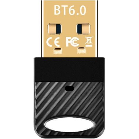 Adaptateur USB Bluetooth 6.0, récepteur et émetteur audio, compatible avec les haut-parleurs, claviers, souris, casques et imprimantes Bluetooth. (1/5)