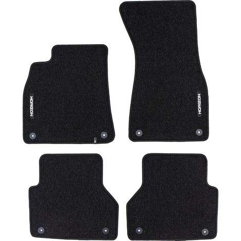 Tapis de Sol de Voiture pour Audi A7 Sportback II 2018-2025 Velours Noir 4Pcs (1/5)