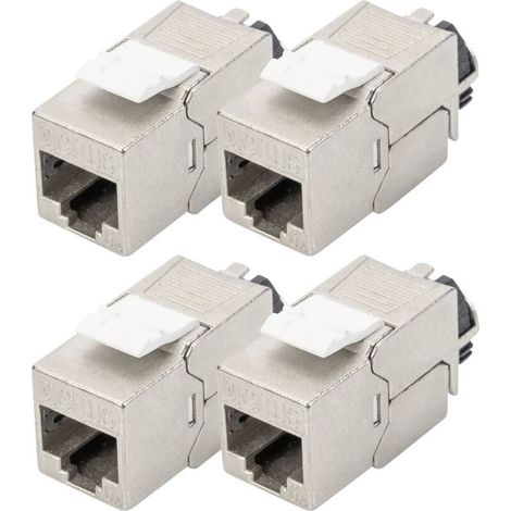 DN-93617-4 Module RJ45 encastrable Keystone CAT 6a 4 pc(s) Y226223 (1/5)