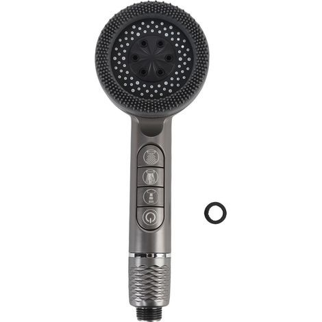 Pommeau de douche à surpression, filtre intégré, plusieurs Modes de pulvérisation, portable pour la maison, gris (1/5)