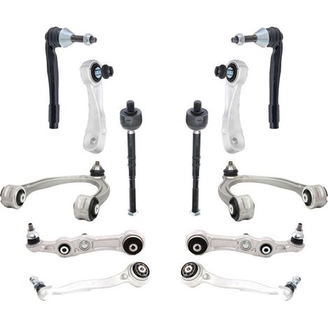 KIT BRACCIO OSCILLANTE 12 PEZZI COMPATIBILE CON MERCEDES-BENZ CLASSE CLASSE CLS (C257) C / Kit Sospensione Completo OE/OEM / Bracci Oscillanti + Testine Sterzo / Sostituzione Diretta OEM