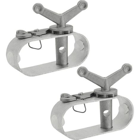 2pcs Tendeur de Câble de Serrage pour Bâche de Piscine - treuil de Couverture de Piscine, Treuil construit en Aluminium pour Piscine, Tendeur Couverture Piscine - 8x2x6.4cm-LIAIKI (1/5)