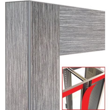 Déco jonction 2x 530 lt. mélèze cendre - magnétique - Diamond