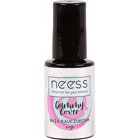 NEESS base pour vernis hybrides, caoutchouc, Rose 4 ml (1/2)