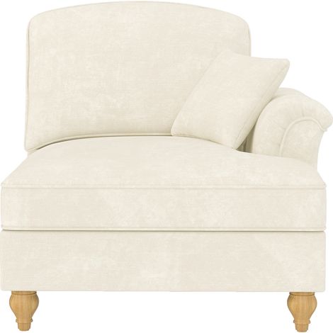 Canapé Windsor RSF Chenille avec 1 coussin - Blanc (1/5)