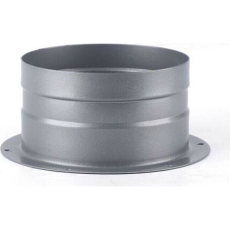 Anschlussflansch, Wandmontageflansch, Abluftkanal-Adapterverbinder für flexiblen Lüftungsschlauch (100 mm) (1/5)
