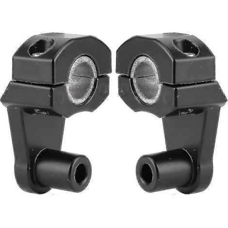 Support de rehausseur de guidon, 2 pièces 22 mm/28 mm, support de rehausseur de guidon pivotant universel pour moto, collier de serrage, rehausseurs de guidon en aluminium CNC (2 pièces Xxf (1/4)