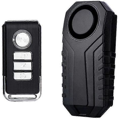 Alarma súper potente de 113 dB para motocicleta y bicicleta con control remoto, resistente al agua IP55 para automóviles. (1/5)