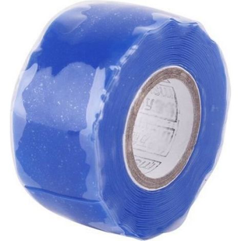 Ruban adhésif auto-fluide 1.5M, tuyau d'eau étanche, réparation de joint anti-fuite, isolant, Performance de répara Bleu -GZ3760 (1/4)