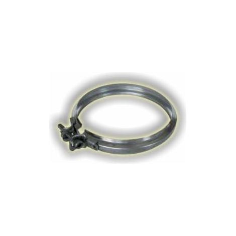 Sivac – Collier pour fumisterie inox – Ø 180mm – Pour conduits de fumée étanches – Fixation robuste et durable