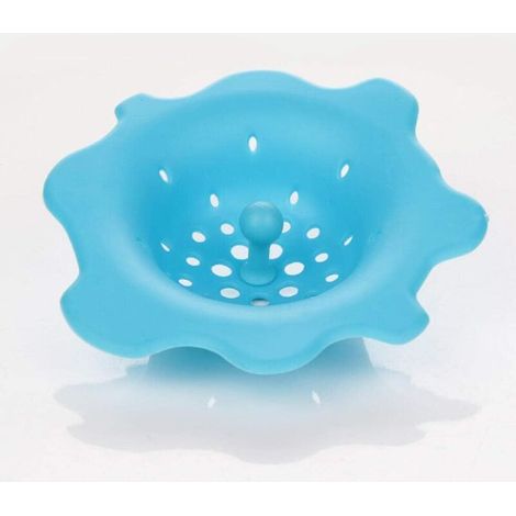 Zone Humide et sèche Drainage de Douche au Sol Silicone Drain de Sol Salle de Bain Drain de Sol Cheveux Filtre à Cheveux Drain d'égout Couvercle (1/5)