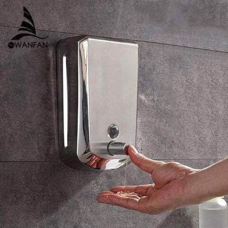 Soap Dispensers 500ml Wall Mounted Bathroom Dispenser Modern