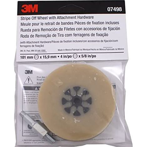 3M 7498 ROUE EN CAOUTCHOUC 100 mm X 15 mm