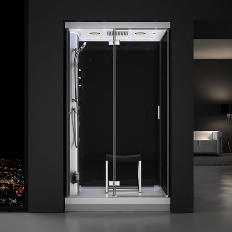 Cabine hammam 120 x 90 URBAN GAUCHE N3 (1/5)