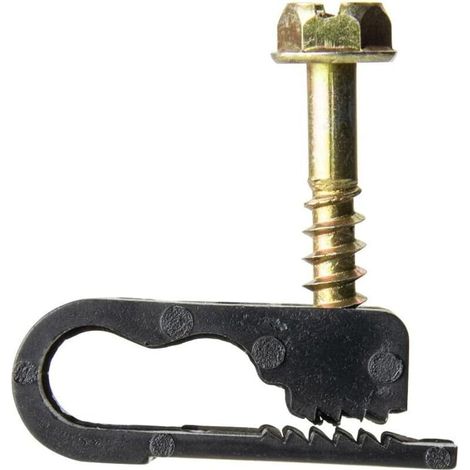 Collier de serrage flexible à double câble (100 pièces/noir) (1/4)