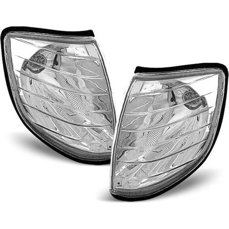 Paire Clignotant Mercedes classe S W140 1991 a 1998 Chrome-27325899