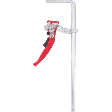 [JAMAIS UTILISÉ]Serre-joint à cliquet pour rail 300 x 60 mm, force de serrage élevée, auto-alignement, pour table. (1/5)