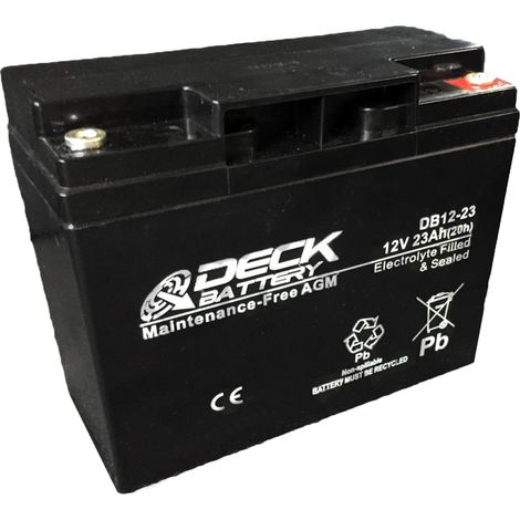 Batería AGM 12v 23Ah Deck Sellada DB12-23