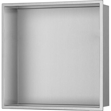 Wandnische Minimal Gebürsteter Edelstahl in 30x30 oder 60x30 :30x30 (1/2)