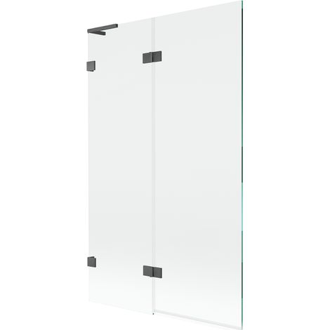 Mexen Lunar L paroi de douche à deux volets gauche 110 x 150 cm, transparent, gris canon brossé - 897L-110-100-66-00-L (1/5)
