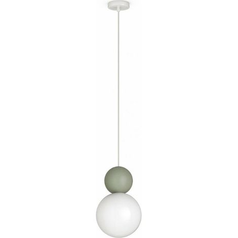 Lustre moderne top light cottage 1228 s1 g9 led verre métal, couleur vert (1/5)