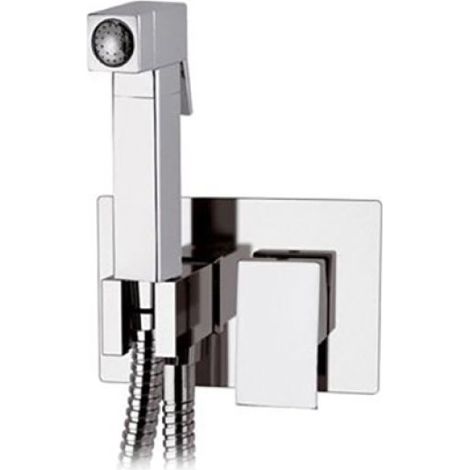 SET MISCELATORE A INCASSO CON DOCCETTA SHUT-OFF Cromo