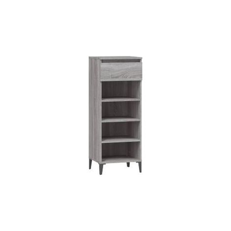 Étagère à chaussures Sonoma gris 40x36x105 Bois ingénierie (1/5)