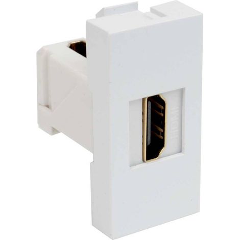 KOPOS QD 45X22.5-HDMIHB Insert pour appareil électrique module de données (l x H) 22.5 mm x 45 mm 1 pc(s) blanc R757221 (1/2)
