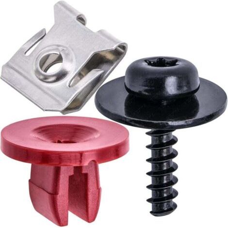 Il kit di copertura motore T30 da 10 pezzi include una copertura protettiva, viti, dadi e clip, ed è compatibile con i modelli Ford Focus, Mondeo, Kuga, Explorer, C-Max e Transit.