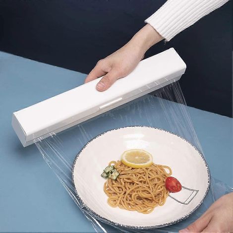 Coupe-film alimentaire, distributeur de film de conservation, dérouleur de film alimentaire, coupe-film aluminium et papier ciré (1/5)
