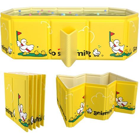 Faltbare Babybadewanne für sicheres Baden – Einfache Aufbewahrung – Platzsparende, tragbare PVC-Badewanne – Kinderbadewanne – Leicht faltbare Badewanne (1/5)