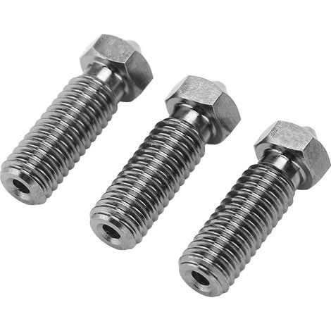 3 buses volcaniques en acier trempé haute température pour impression 3D, tête d'extrusion 1,75 mm M60,4 mm (1/5)