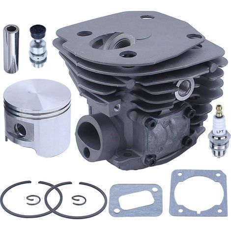 Kit piston et bougie de cylindre 45 mm Adefol pour Husqvarna 346XP 353 351 350 Pièces de rechange pour tronçonneuse avec valve de décompression 537253002 (1/5)