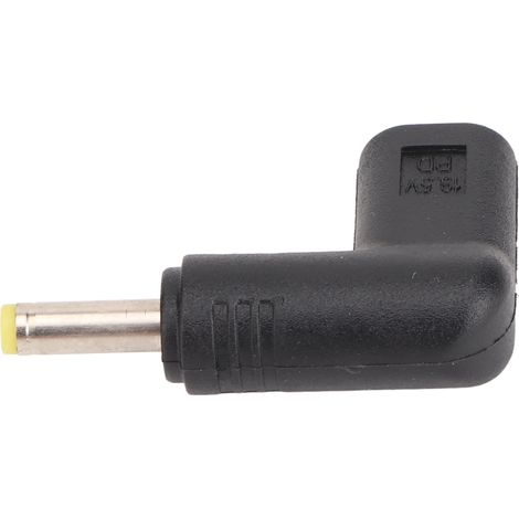Adaptateur USB-C femelle vers CC 4,0 x 1,7 mm, compatible avec la charge rapide PD 100 W, coudé à 90° (1/5)
