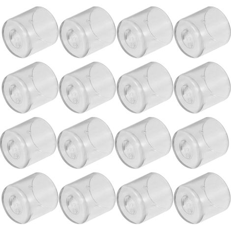 CCYKXA16 Transparent Protective Caps for 20mm Round Furniture Legs, Thick Anti-Slip Pads for Chairs, Tables and Stools, Floor Protectors (1/5)