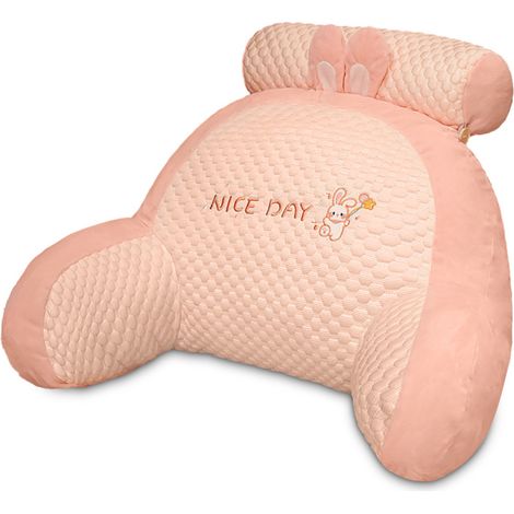 Coussin de lecture Aoresac avec accoudoirs/Grand dossier adulte avec accoudoirs/Support dorsal pour s'asseoir au lit avec housse lavable (coussin pour s'asseoir) (1/5)
