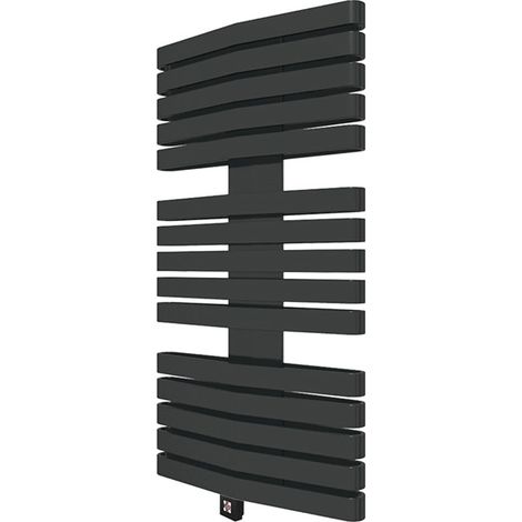 Scaldasalviette elettrico nero alto 1315mm e largo 500mm - 1000 Watt - IRO1315/500DSOAE1N