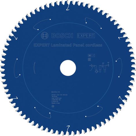 Bosch EXPERT Laminated Panel Circular Saw Blade 254 x2.6/1.8x30mm T78 2608902195 (1/4)