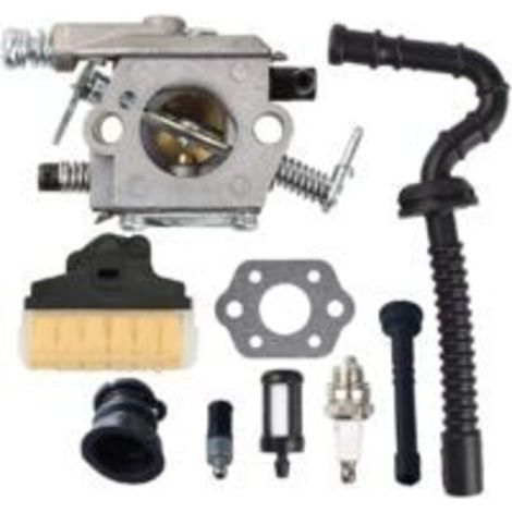 Compatible avec le carburateur MS 250 pour carburateur Stihl MS250 021 023 025 MS210 MS230 Pièces de tronçonneuse Remplacer WT286 1123-120-0605 (1/4)
