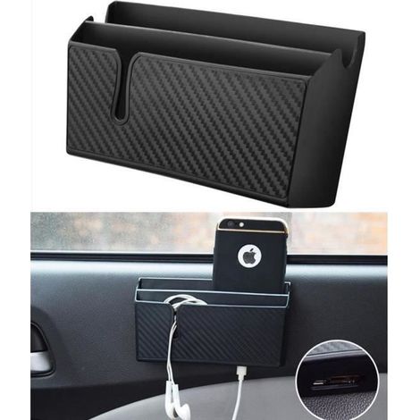 Boîte de rangement pour lunettes de téléphone portable, boîte de rangement en plastique pour siège de voiture (1/4)