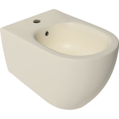 Sapho Infinity - Bidet suspendu, trou pour robinetterie, ivory 10NF41001-2K (1/4)