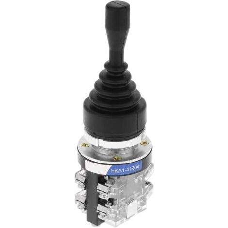 Interrupteur à joystick momentané  à 4 positions, sans retour par ressort, pour HKAI-41Z04, 220 V/380 V, 5 A/10 A (1/4)
